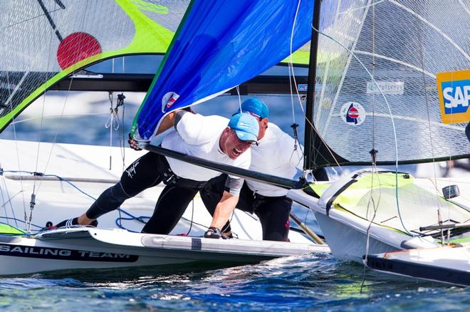 Day 4 – 49er and Nacra 17 European Championship ©  Pedro Martinez / Sailing Energy